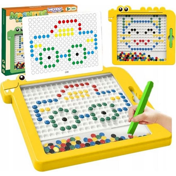 Μαγνητικός Πίνακας Woopie Montessori Magpad Δεινόσαυρος - Κίτρινο image 2