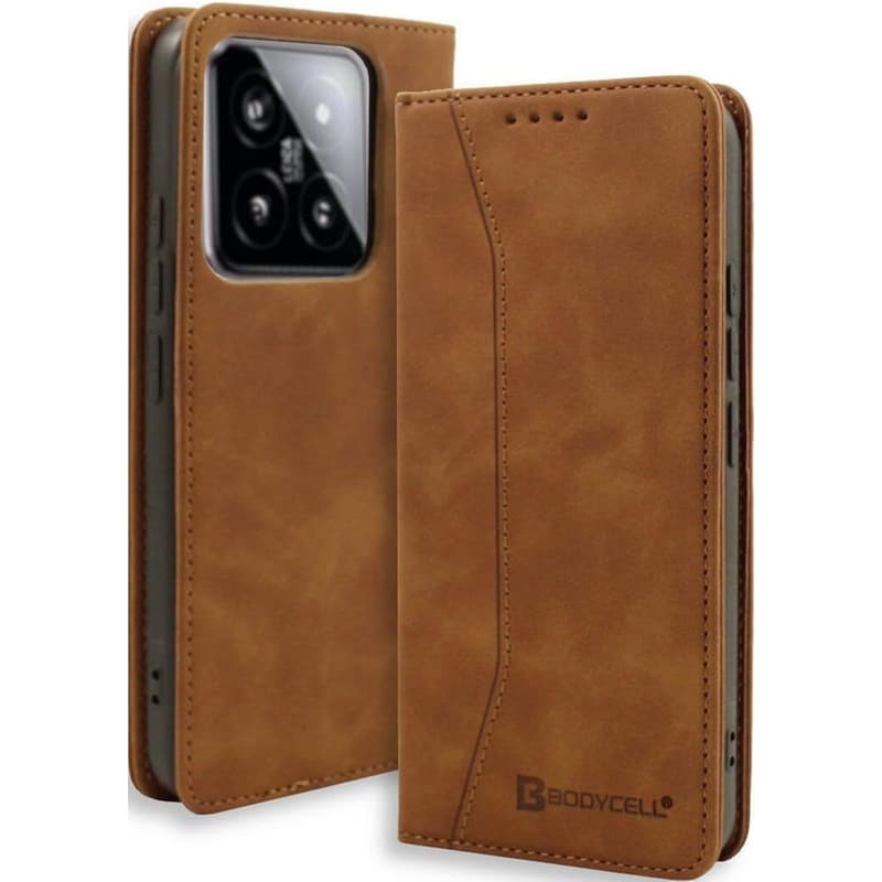 BODYCELL Θήκη Xiaomi 14 - Bodycell Book Case - Brown