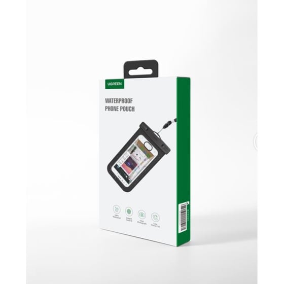 Θήκη Universal για Smartphone έως 6.7" - UGreen Waterproof Pouch - Black image 1