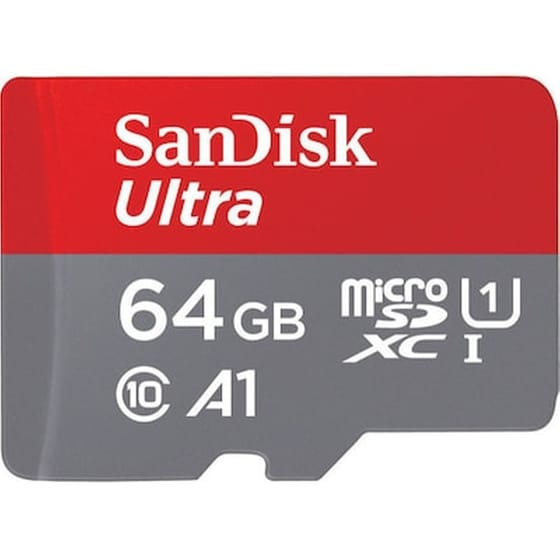 Sandisk Ultra microSDXC 64GB Class 10 με αντάπτορα image 0