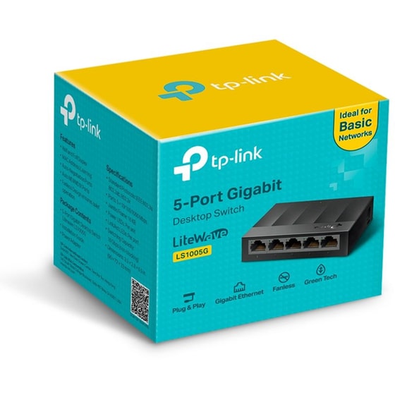 TP-Link LS1005G Network Switch Unmanaged Gigabit Ethernet (1000 Mbps) image 4