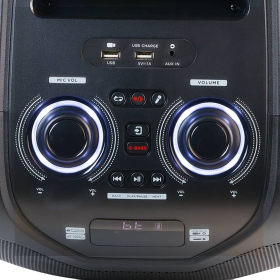 Party Speaker Akai ABTS-X10 PLUS 50W - Μαύρο image 13