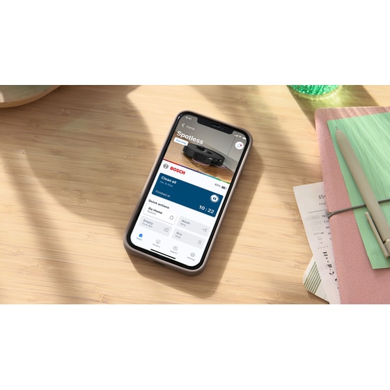 BOSCH SPOTLESS MAX BCRDW3B για Σκούπισμα και Σφουγγάρισμα Μαύρο Σκούπα Ρομπότ image 18