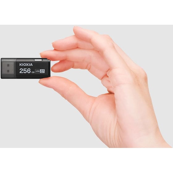 Kioxia 256 GB USB-A 3.2 Stick - Μαύρο image 1