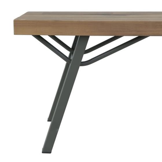 Παγκάκι Κήπου VidaXL από Μασίφ Ξύλο Ακακίας 120x31x45 cm - Καφέ image 3