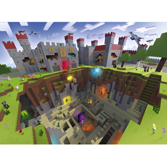Παιδικό Παζλ Minecraft Cutaway Ravensburger (300 Κομμάτια) image 1