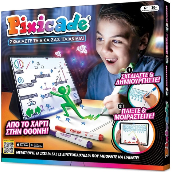 Pixicade! Δημιουργήστε Tο Δικό Σας Βιντεοπαιχνίδι - Σετ Εικονικής Πραγματικότητας - Ελληνική Έκδοση (Abacus Brands) image 0