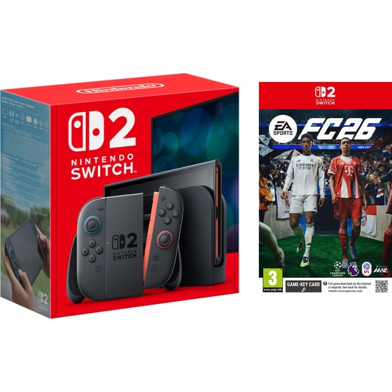 Nintendo Switch 2 - Μαύρο + EA Sports FC26 (Game Key Card) image 0