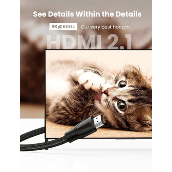 Καλώδιο Ugreen HDMI 2.1 HDMI Male σε HDMI Male - 5.0m image 1