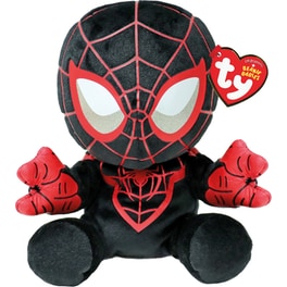 Λούτρινο TY Beanie Babies Χνουδωτό Marvel Miles Morales Μαύρο (15cm)