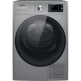 WHIRLPOOL W7 D93SB EE 9 kg Α++ με Αντλία Θερμότητας και AutoCleaning Ασημί Στεγνωτήριο Ρούχων