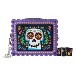 Τσάντα Loungefly - Disney: Coco Miguel Floral Skull