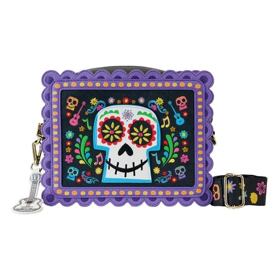 Τσάντα Loungefly - Disney: Coco Miguel Floral Skull image 0