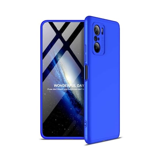 Θήκη Xiaomi Poco F3/Mi 11i - Gkk 360 Full Body Protection - Blue image 0