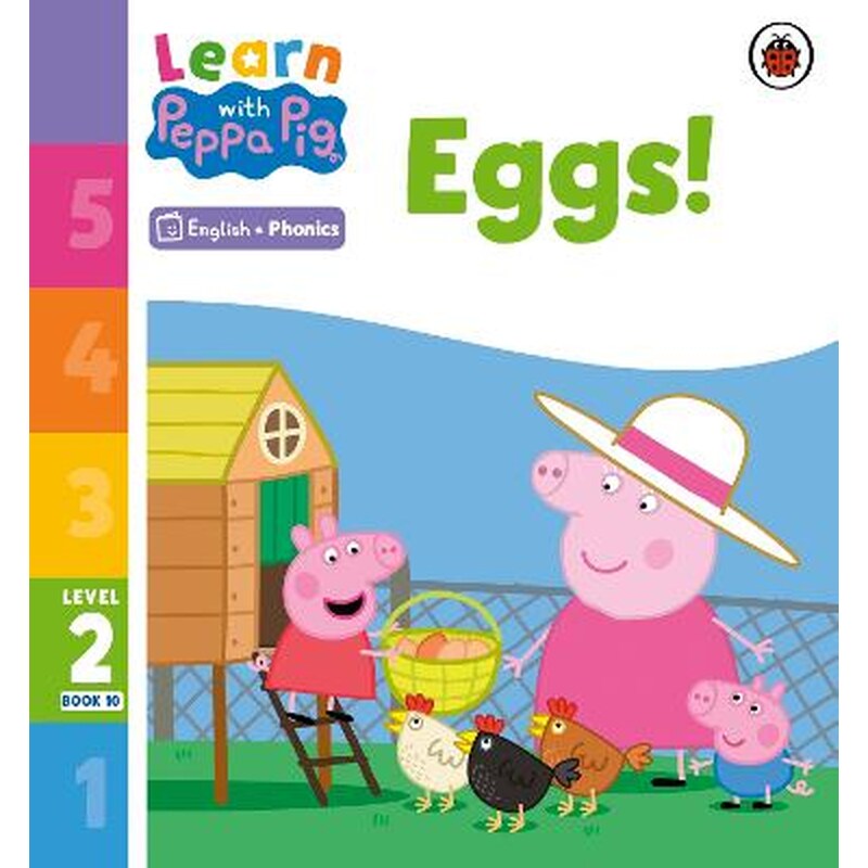 Learn with Peppa Phonics Level 2 Book 10 - Eggs! (Phonics Reader)