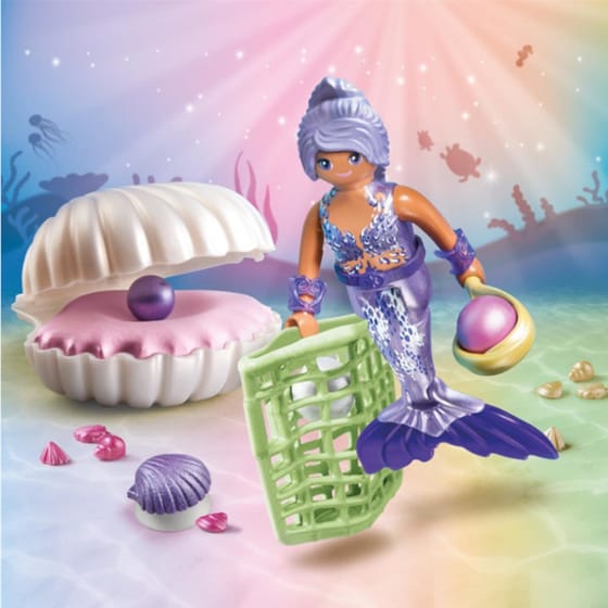 PLAYMOBIL® Princess Magic Γοργόνα με μαργαριταρένιο κοχύλι (71502) image 4