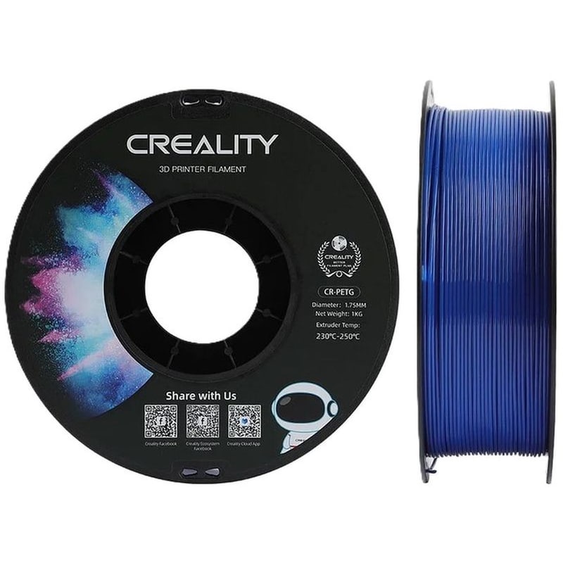 CREALITY Νήμα 3D Εκτυπωτή CR-PETG 1kg 1.75mm - Μπλε