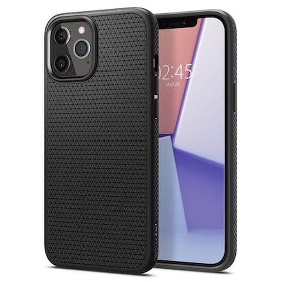 Θήκη Apple iPhone 12 Pro Max - Spigen Liquid Air - Matte Black image 0