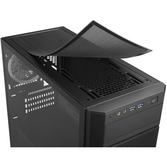 Κουτί Desktop Sharkoon V1000 RGB Midi Tower - Μαύρο image 8