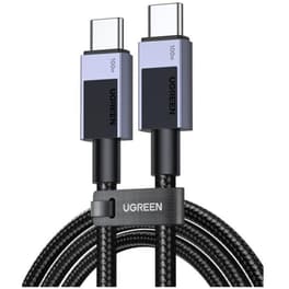 Καλώδιο Ugreen L512 USB-C male σε USB-C male 100W 1m - Μαύρο