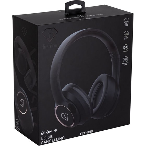 Ασύρματα Ακουστικά Κεφαλής  BERLINGER HAUS FTV-0019 - Black Rose Gold image 1