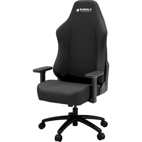 Gaming Καρέκλα Eureka Ergonomic ERK-GC09-B Υφασμάτινη - Μαύρη image 1