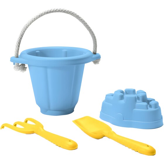 Σετ Παιχνίδι Παραλίας Κουβαδάκι Green Toys Sand Play Toy - Μπλε/Κίτρινο image 0