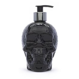 Soap Dispenser Tri-Coastal Hammered Black Skull 500ml