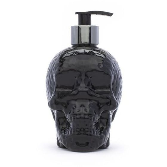 Soap Dispenser Tri-Coastal Hammered Black Skull 500ml image 0