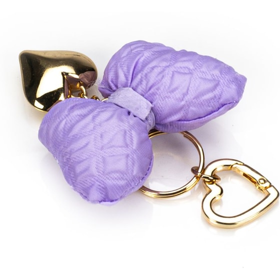 Μπρελόκ Posh+Pop Χρυσή Καρδιά με Φιογκάκι image 1