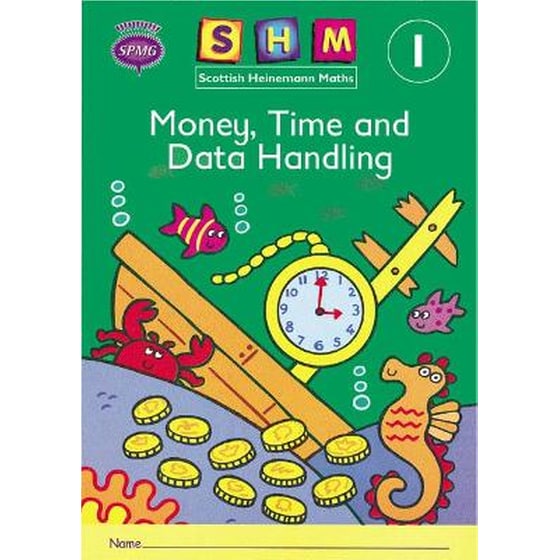 Scottish Heinemann Maths 1: Money, Time and Data Handling Activity Book 8 Pack image 0