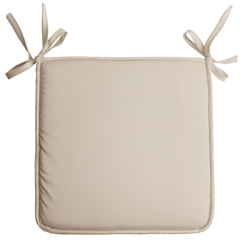 SPITISHOP Μαξιλάρι Καρέκλας Spitishop Πολυεστέρας 38x38cm - Εκρού