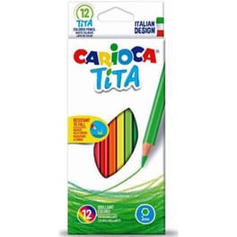 Ξυλομπογιές Carioca Tita Wood Free Pencil Box 12 Τεμάχια