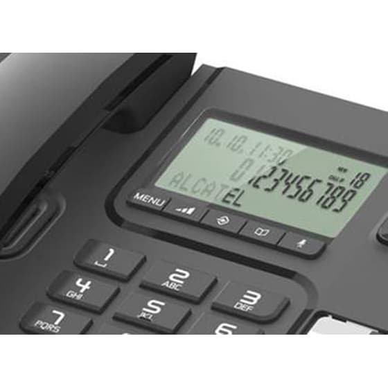 Ενσύρματο Τηλέφωνο Alcatel T76 - Μαύρο image 1