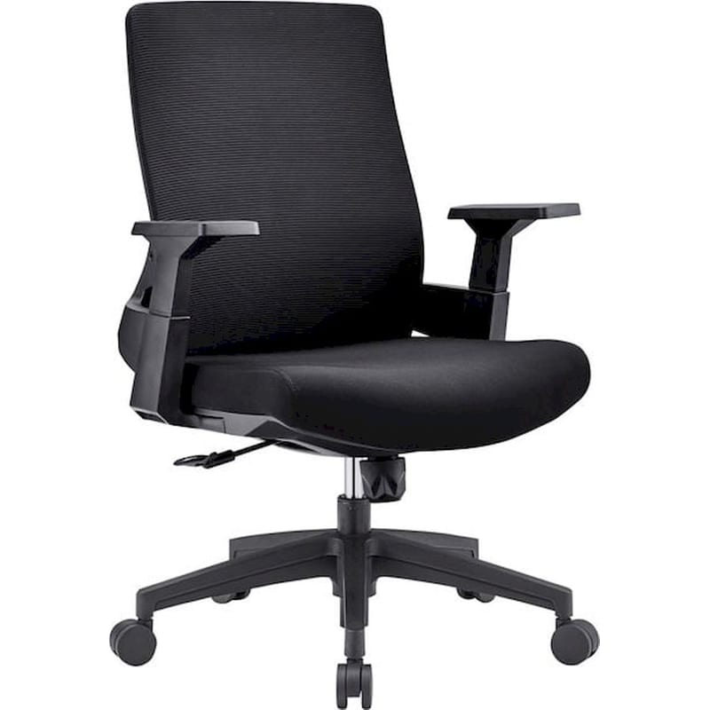 Καρέκλα Γραφείου Woodwell BF8950 από Ύφασμα Mesh - Μαύρη