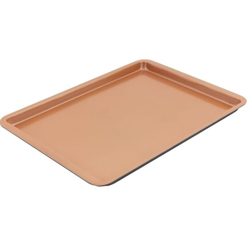 Ορθογώνιο Ταψί Αλουμινίου LAMART COPPER με Αντικολλητική Επίστρωση 29 x 43 cm Καφέ