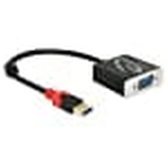 Αντάπτορας Usb 3.0 Σε Vga Delock 62738 20 Cm Μαύρο image 0