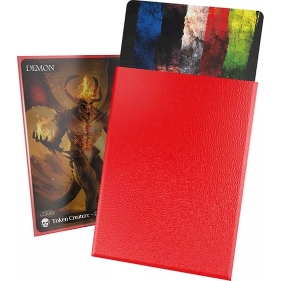 Ultimate Guard Cortex Card Sleeves Standard Size - Matte Red (100 Sleeves) image 1