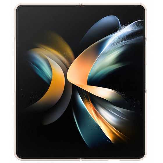 Θήκη Σιλικόνης Samsung Galaxy Z Fold 4 Slim Cover - Μπεζ image 2