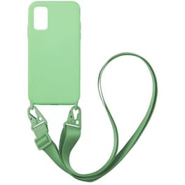Θήκη Samsung Galaxy A02S - Sonique Carryhang Liquid Silicone Strap - Πράσινο