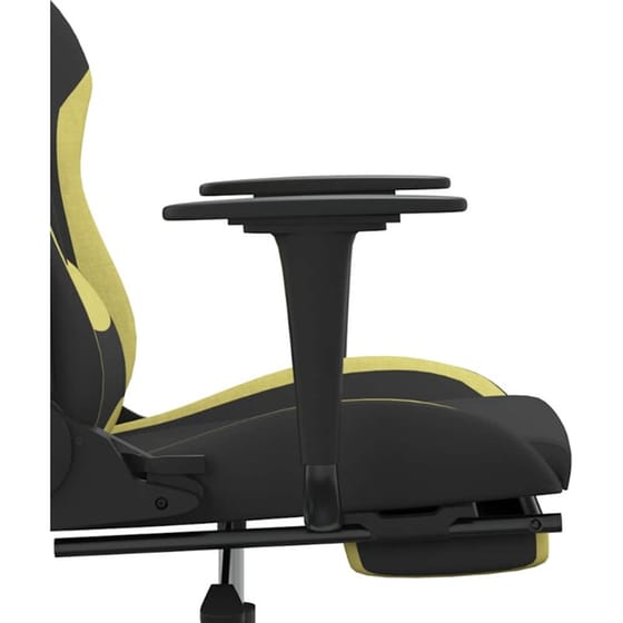 Καρέκλα Gaming VIDAXL 345506 με Υποπόδιο - Μαύρο image 7