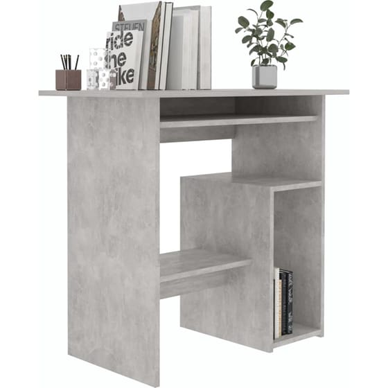 Γραφείο Υπολογιστή VidaxXL από Μοριοσανίδα  80x45x74 cm - Γκρι image 1