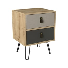 Κομοδίνο Welhome Από Μελαμίνη 45x39x60 cm - Πολύχρωμο