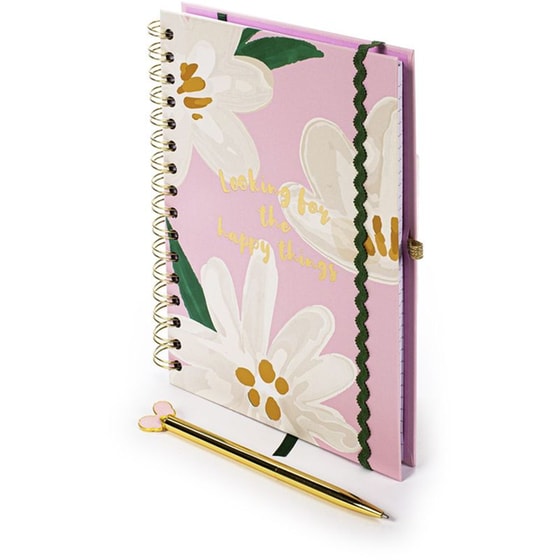 Σημειωματάριο με Στυλό Posh+Pop Flowers image 2