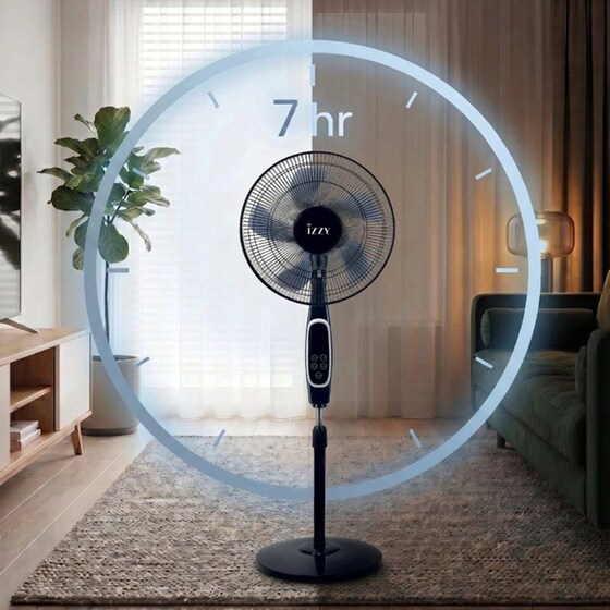 IZZY IZ-9042 Ανεμιστήρας Ορθοστάτης 70 W 40 cm image 7