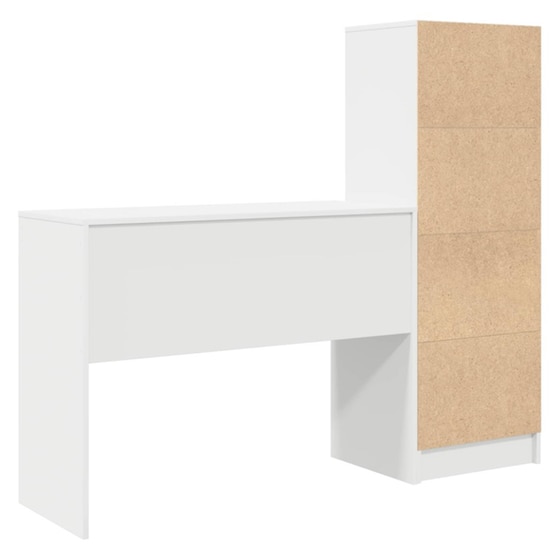 Γραφείο VidaXL 145,5x40x127 cm - Λευκό (2 τεμ.) image 6