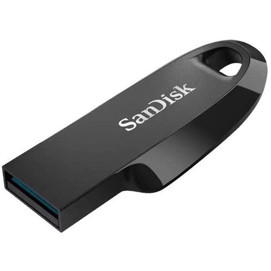 SanDisk Ultra Curve 64GB USB 3.2 Flash Drive Μαύρο image 1