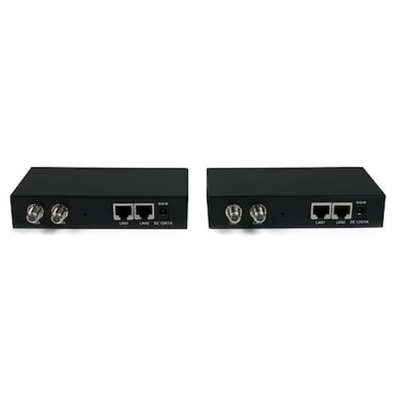 Startech.com Gigabit Ethernet Over Coaxial Unmanaged Network Extender Kit - 2.4km image 1