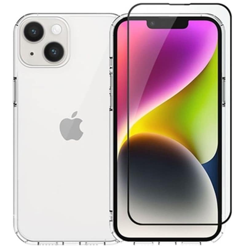 VIVID Θήκη + Προστατευτικό οθόνηςApple iPhone 15 Plus - Vivid Set TPU Case + Tempered Glass - Black