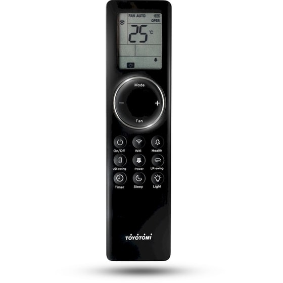 TOYOTOMI Gosai Shadow Black GTN/GTG-12CMB Κλιματιστικό Inverter 12.000 BTU A+++/A+++ με Ιονιστή & WiFi image 10